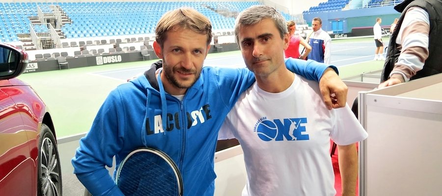 Matej Lipták s trénerom Andrejom Švachom